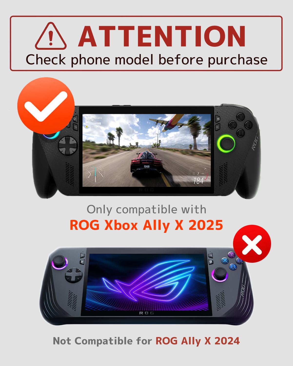 Amazon.com: NINKI Protective Cover for ASUS ROG Xbox Ally X Case